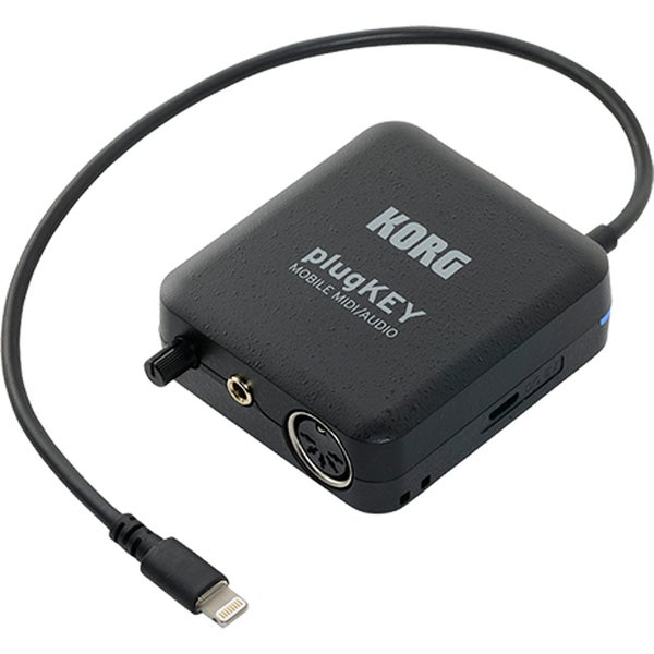 Korg plugKEY BK MIDI/audio interface voor iOS zwart