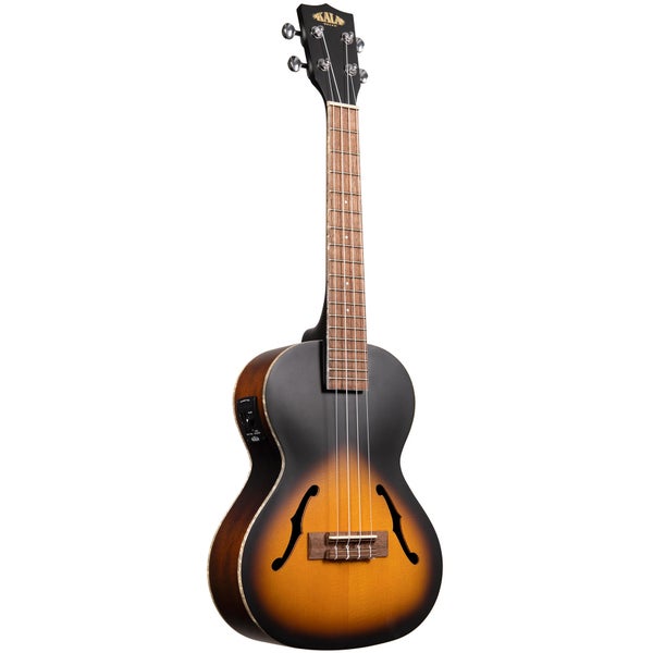 Kala KA-JTE-2TS Archtop Jazz Tenor Ukelele met koffer