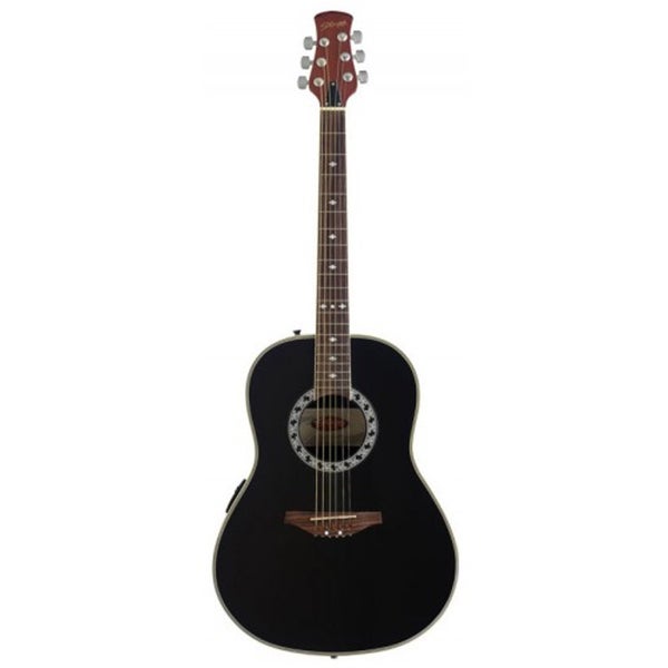 Stagg A1006BK elektrisch-akoestische gitaar (zwart)