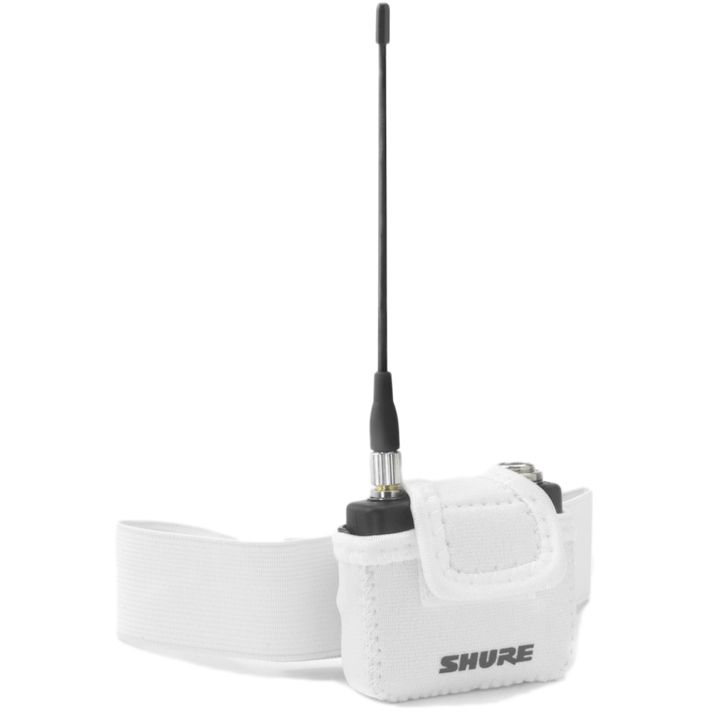 Shure WA581W riem voor bevestigen UR1M zender wit