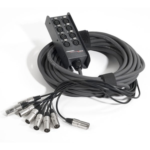 Proel EBN8LU10 multikabel 8-weg 10 meter