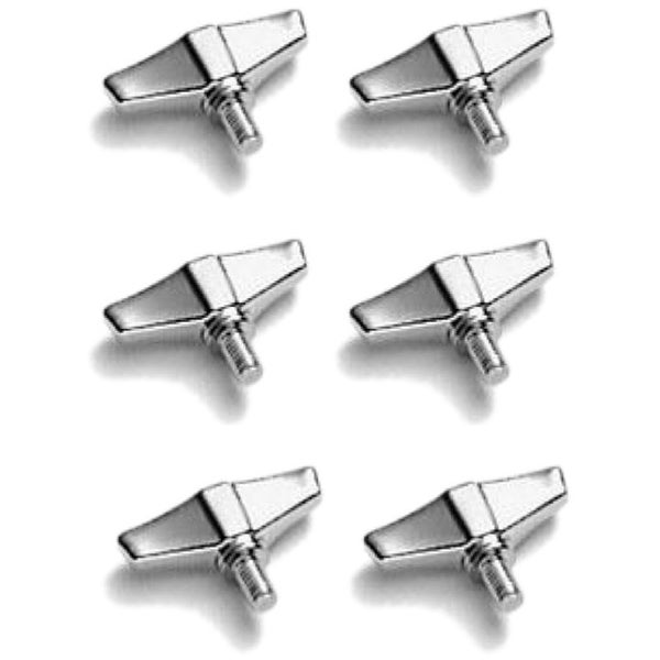 Pearl M610N/6 vleugelbouten M6 x 10mm (set van 6)