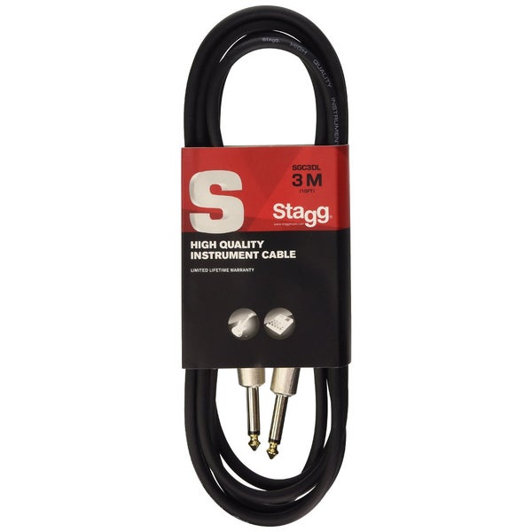 Stagg SGC3DL instrumentkabel jack-jack 3 meter