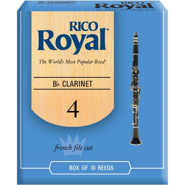 D'Addario Woodwinds RCB1040 Rico Royal rieten Bb-klarinet nr 4 (10 stuks)