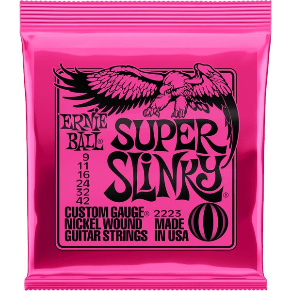 Ernie Ball 2223 Super Slinky 009 - 042 snarenset voor elektrische gitaar