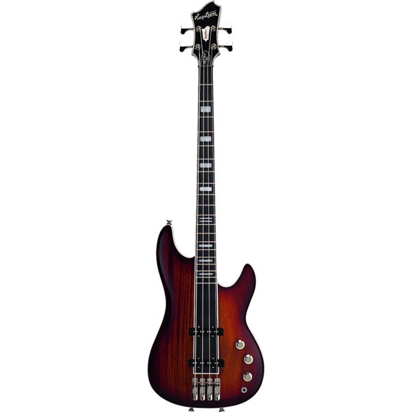 Hagstrom Northen Super Swede BS Mahogany Burst met koffer