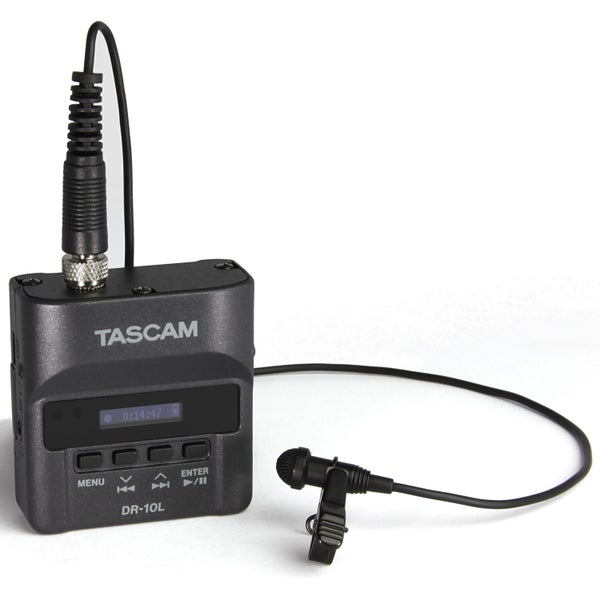 Tascam DR-10L digitale audiorecorder en lavalier combo