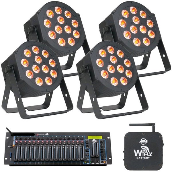 American DJ Hex Par Pro Pak licht set