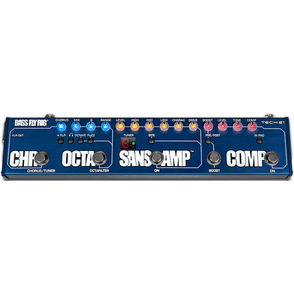 Tech 21 Bass Fly Rig multi-effect voor basgitaar