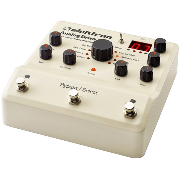 Elektron Analog Drive distortionpedaal voor gitaar en synth