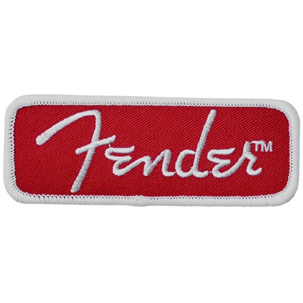 Fender logo rechthoekig kleding-patch