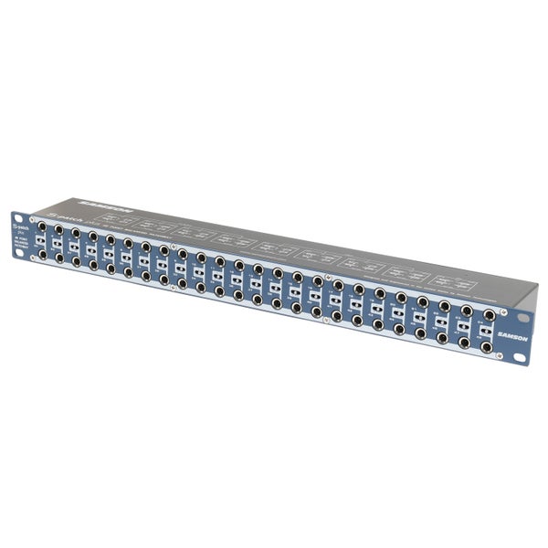 Samson S Patch+ 48-kanaals gebalanceerde patchbay