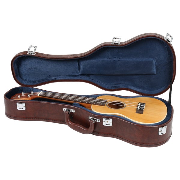 Fazley UC-23FTDB koffer voor concert ukelele donkerbruin