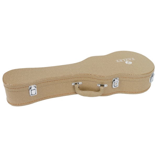 Fazley UC-26FTLB koffer voor tenor ukelele lichtbruin/geel
