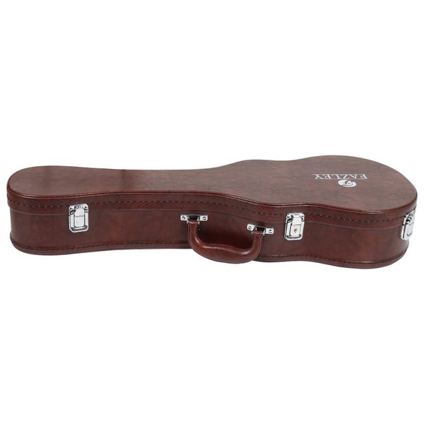 Fazley UC-26FTDB koffer voor tenor ukelele donkerbruin