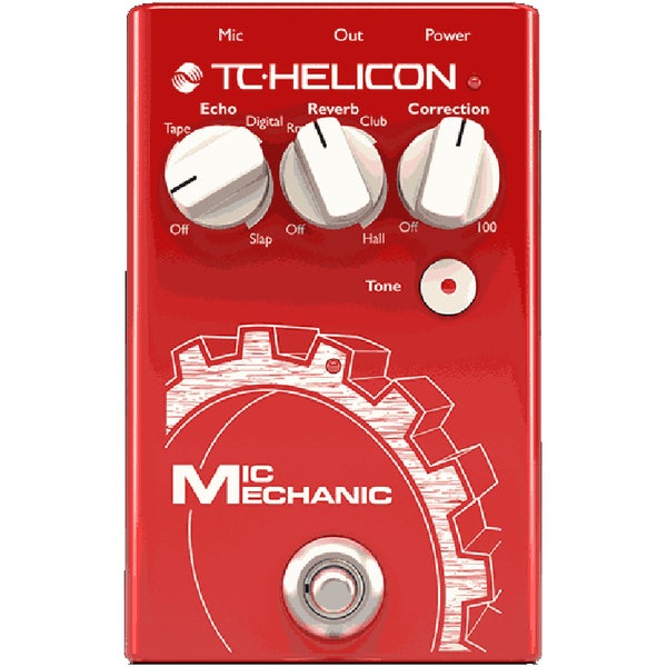 TC Helicon Mic Mechanic 2 zang-effectpedaal