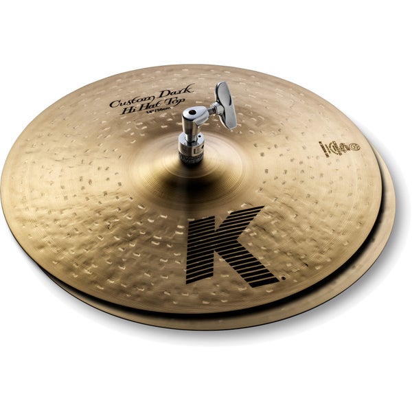 Zildjian K0943 K Custom 14 inch Dark HiHats