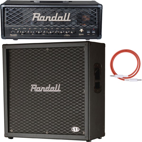Randall RD100H RS412XL Diavlo Half Stack bundel