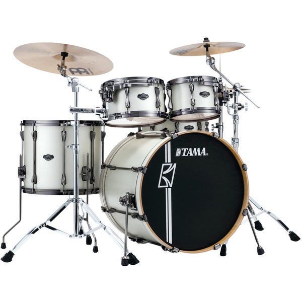 Tama Superstar HD Maple Satin Arctic Pearl 4-delige shellset