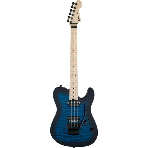 Charvel Pro Mod San Dimas Style 2 HH FR M QM Blue Burst