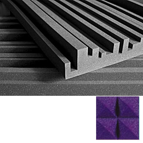 Auralex Studiofoam Metro PUR Purple 24x48x4 absorber paars (per stuk)