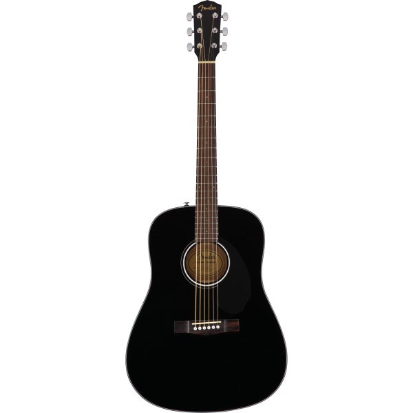 Fender Classic Design CD-60S Black akoestische westerngitaar