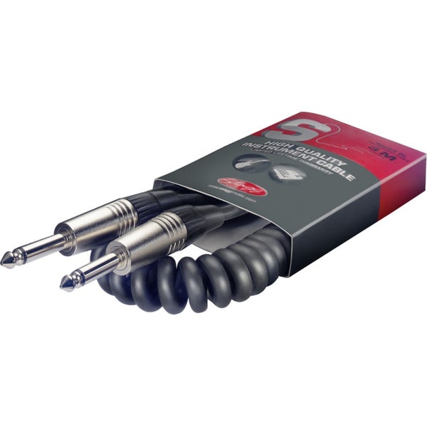 Stagg SGCC3 DL instrumentkabel gekruld 3 meter