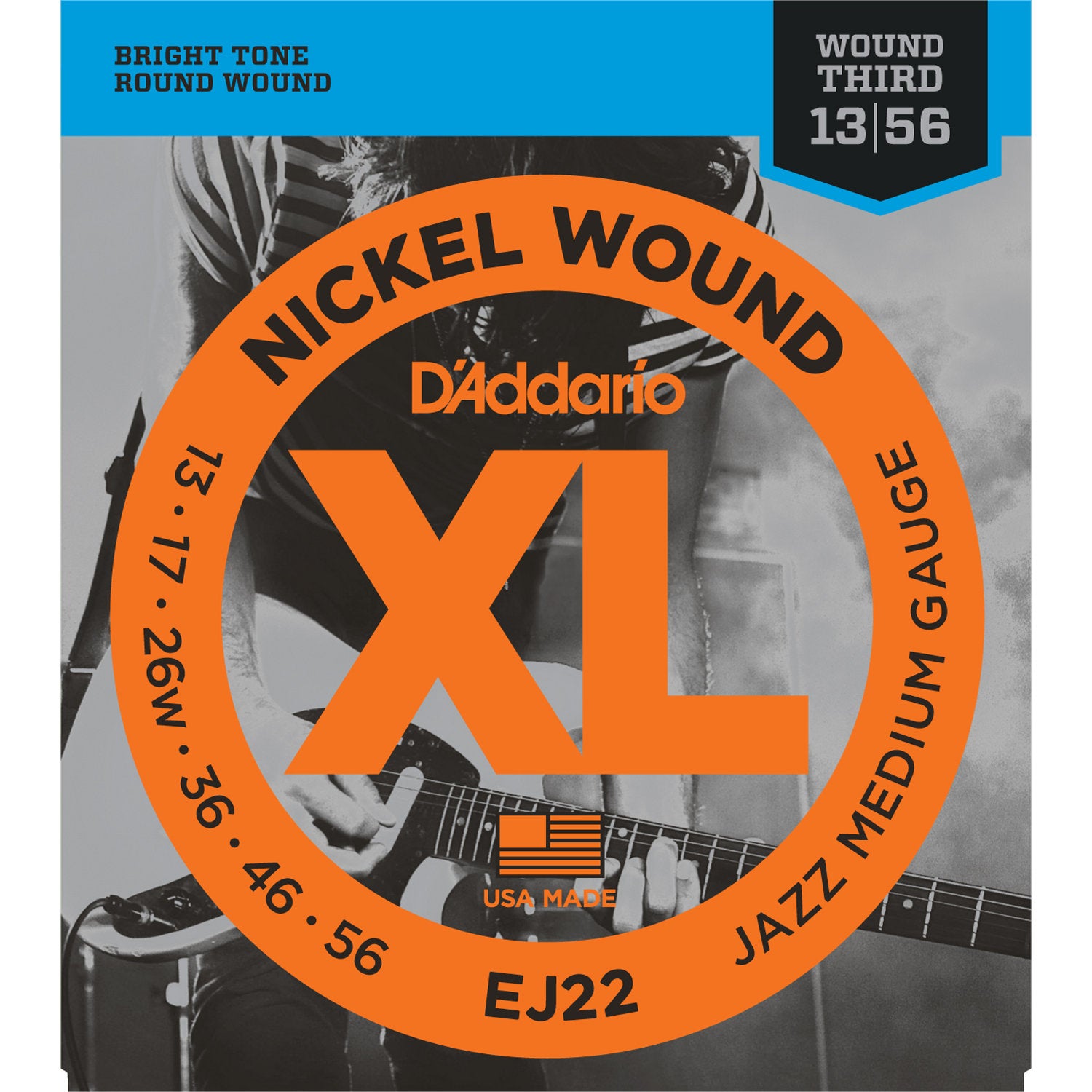 D'Addario EJ22 strängset till akustisk gitarr