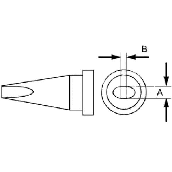 OEM Weller LT-B soldeerpunt voor WSP 80, FE 75, MPR 80