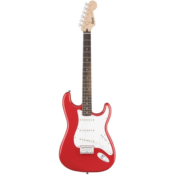 Squier Bullet Strat HT Fiesta Red met vaste brug