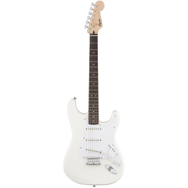 Squier Bullet Strat HT Arctic White met vaste brug