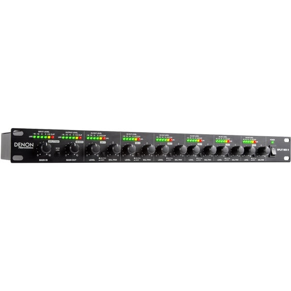 Denon Professional Split Mix 6 zeskanaals mixer met splitfunctie