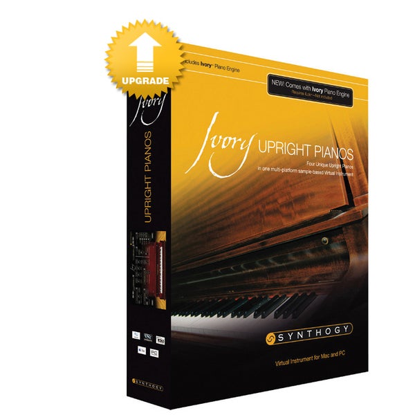 Synthogy Ivory II Upright Pianos software upgrade vanaf Ivory
