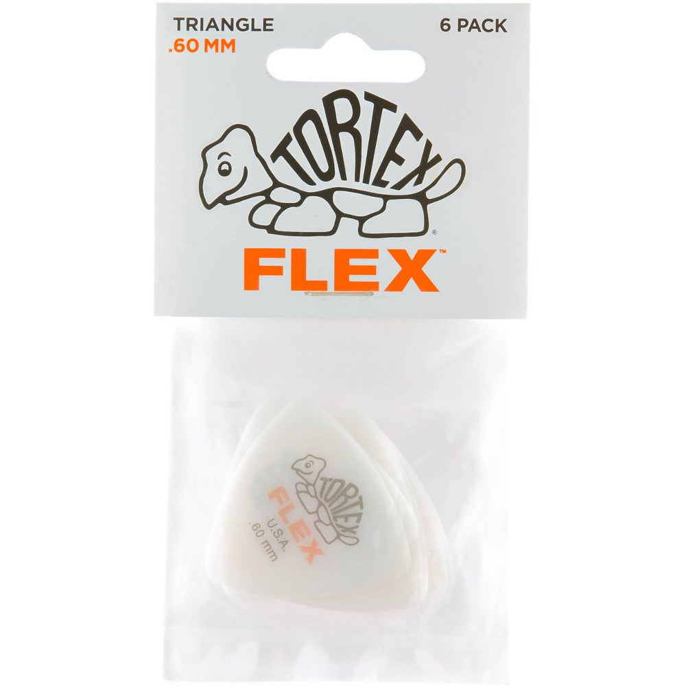 Dunlop Tortex Flex Triangle plektrum 0,60 mm (6 st)