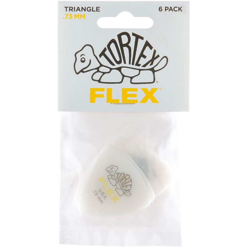 Dunlop Tortex Flex Triangle plektrum 0,73 mm (6 st)