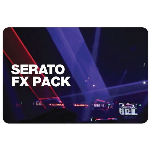 Serato DJ FX Kit software plug-in kraskaart (Back + Jet + Chip)