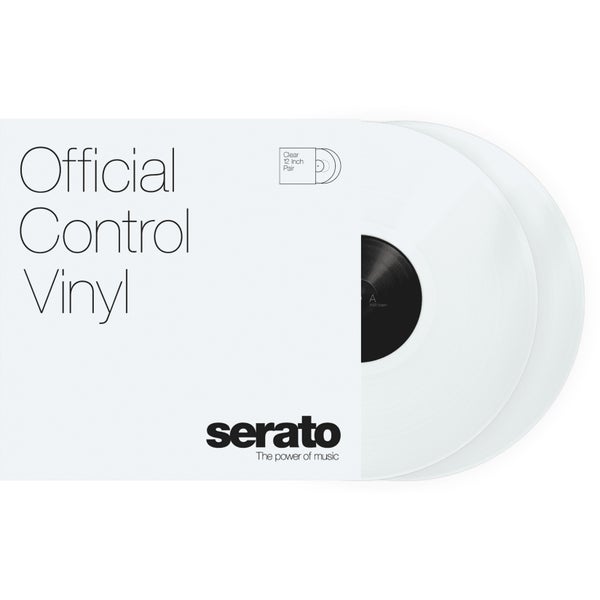Serato SCV-PS-CLE-OV Standard Colors 12" tijdcode vinyl transparant (set van 2)