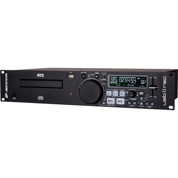 JB systems USB 1.1 REC 19 inch CD/USB-mediaspeler & recorder 2U