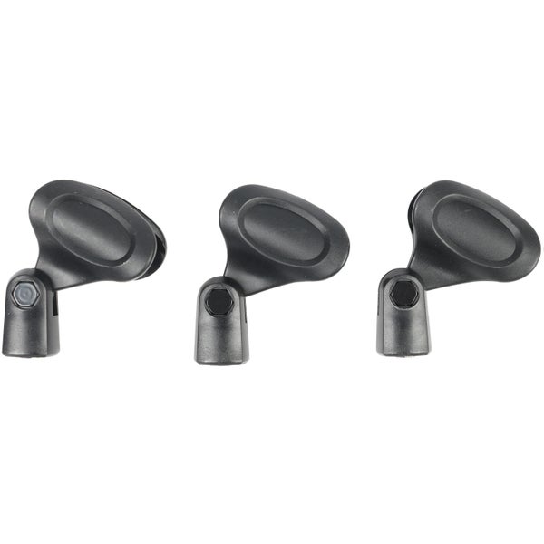Samson MC1 handheld microfoon clip 3x