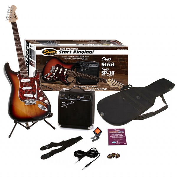 Squier SE Special Strat gitaarset + SP-10 amp sunburst