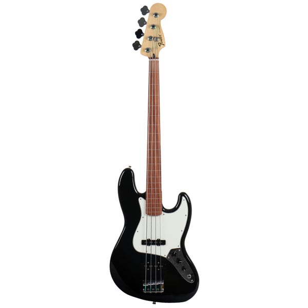 Fender Standard Jazz Bass Black PF fretloze basgitaar