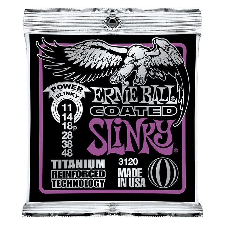 Ernie Ball 3120 Coated Power Slinky 11 - 48 strängset