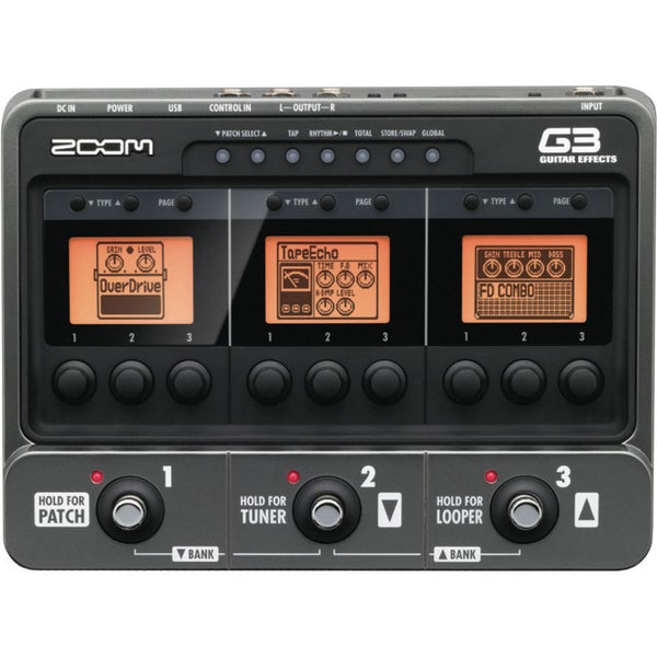 Zoom G3 digitale gitaar effect simulator