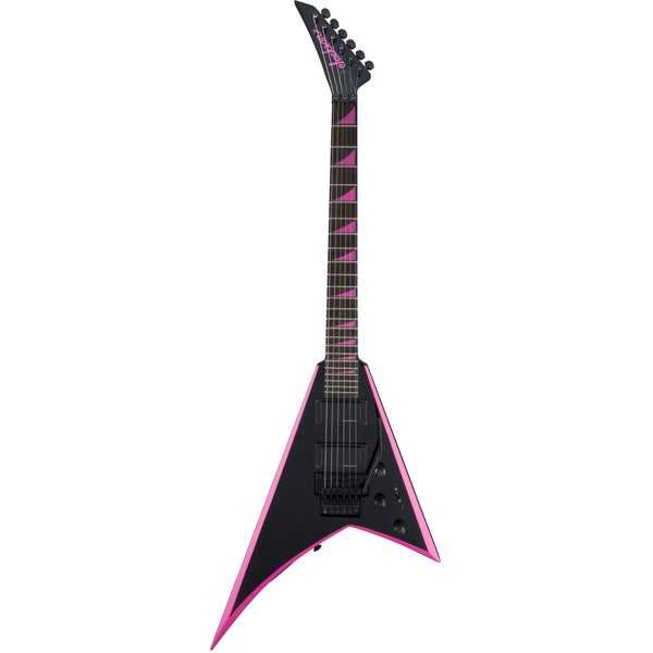 Jackson X Series Rhoads RRX24 Black / Neon Pink Bevels