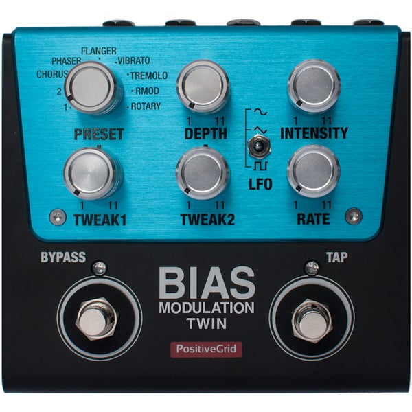 Positive Grid BIAS Modulation Twin effectpedaal