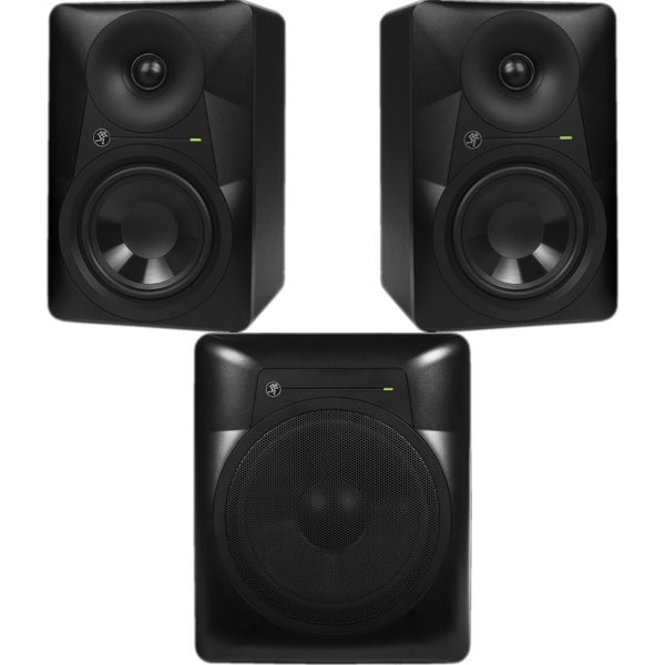 Mackie MR524 set van twee met MRS10 subwoofer