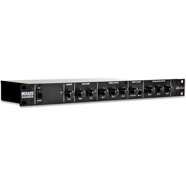ART MX622 6-kanaals stereo mixer met EQ/EFX Loop