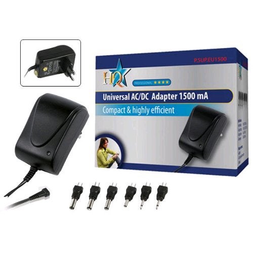 HQ schakelende netadapter 1500 mA