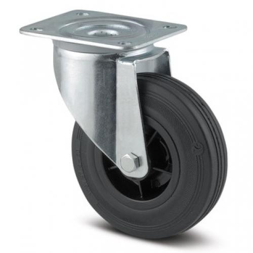 TENTE swivel castor 3470 PVJ 080 P62 balck swivel castor 80 mm