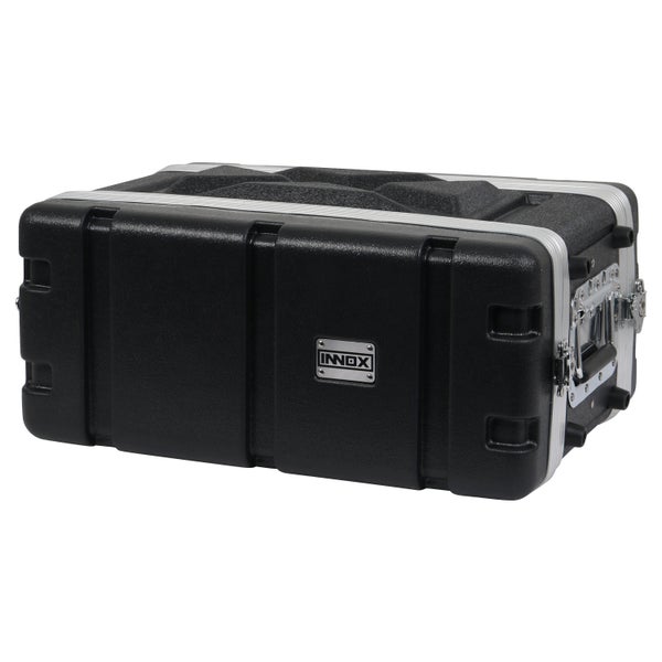 Innox ABS-8-4U 19 inch ABS doubledoor flightcase, 4U, ondiep
